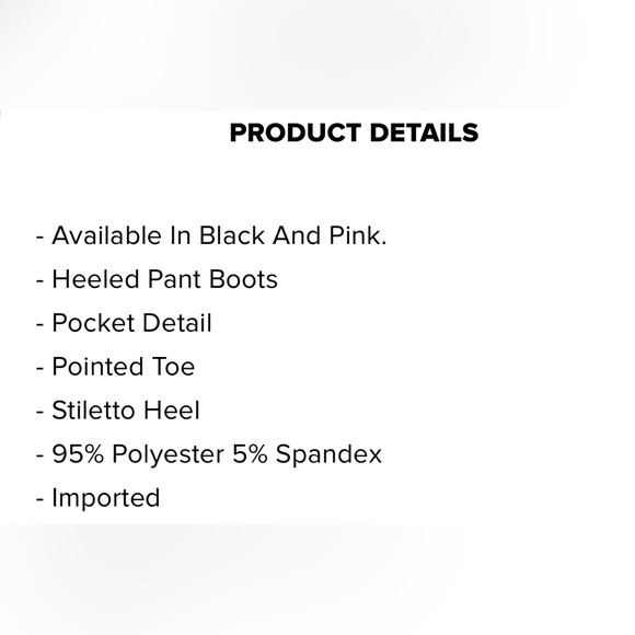 Fashion Nova Pink Roxy Pants With Attached Boots-Shoe Size 9 NIB💗 - Picture 7 of 8